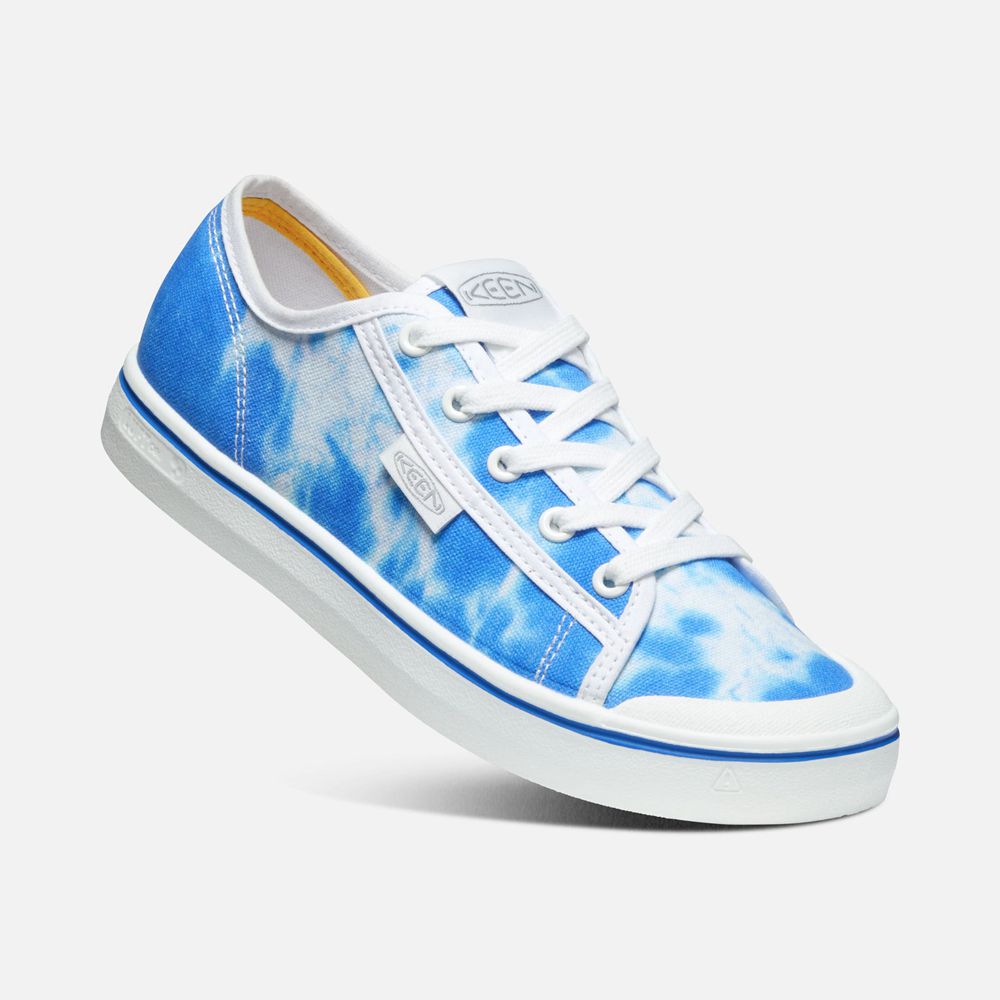 Keen Tygskor Dam Vita/Blå - Elsa Lite Sneaker - 410628NFV